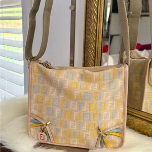 Fendi Beige and Yellow Women's Bag